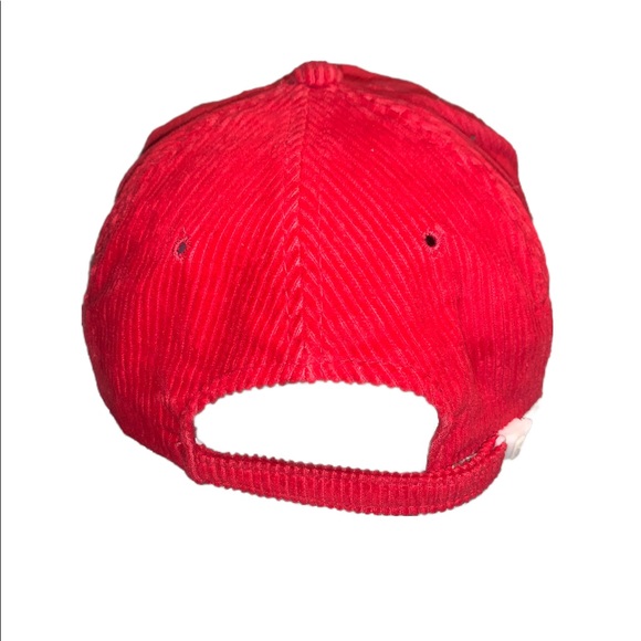 Vintage 90s Cincinnati Reds Sports Specialties Script The Cord Zip Back Hat - Picture 3 of 7